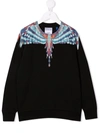Marcelo Burlon County Of Milan Marcelo Burlon Boys Black Cotton Sweatshirt In Black