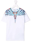 Marcelo Burlon County Of Milan White T-shirt For Boy With Iconic Wings In White