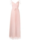 MARCHESA NOTTE BRIDESMAIDS FLORENCE GATHERED-TULLE GOWN