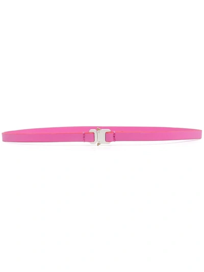 Alyx Mini Leather Buckle Belt - Atterley In Pink