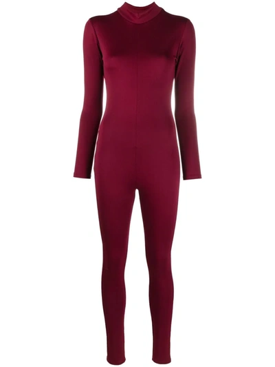 Alchemy Mock-neck Jumpsuit In Rot