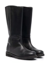BRUNELLO CUCINELLI LEATHER TALL BOOTS