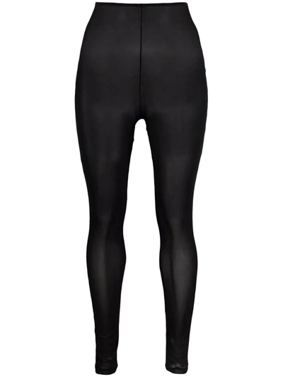 Alchemy Sheer Footless Tights In Black