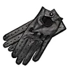 1861 Glove Manufactory Rome - Men's Handsewn Lambskin Driving Gloves In Black In Driving
