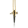 Kasun Stake Cross Pendant Gold In Pendant