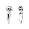 Kasun Vampire Skull Cufflinks Silver In Skull