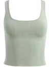 ALICE AND OLIVIA DARYN RIBBED VEST TOP