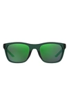 Under Armour 55mm Square Sunglasses In Green