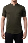 Good Man Brand Premium Cotton T-shirt In Rifle Green Dark