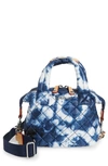 Mz Wallace Micro Sutton Tote In Indigo Tie-dye