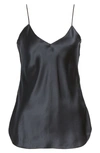 Nili Lotan Isabella Silk Camisole In Dark Navy