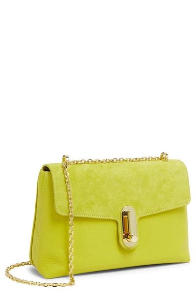 Ted Baker Naomina Leather Crossbody Bag In Bright Yellow