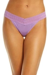 Hanky Panky Dream Original Rise Thong In Berry Pie Purple