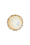 FREIDA ROTHMAN MOTHER-OF PEARL STATEMENT RING,BCPYZMPR14