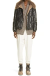 Brunello Cucinelli Couture Cotton Blend Interlock Pants In Vanilla