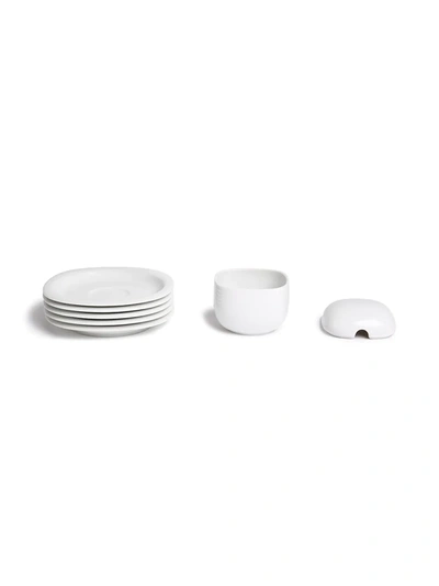 Rosenthal Suomi 15-piece Porcelain Tea Set In Weiss