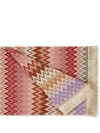 MISSONI ZIGZAG-PRINT FRINGED-EDGE THROW