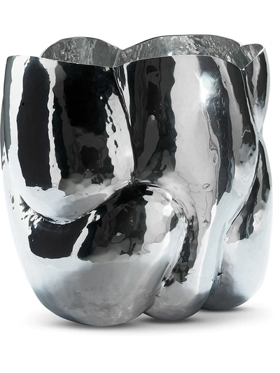 Tom Dixon Cloud Short Vessel In Silver
