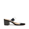 Schutz Women's Victorie Embellished Block Heel Slide Sandals In Black