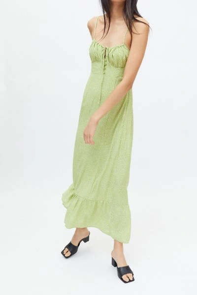 slim fit dress slacks Lime Floral Short Sleeve Mini Dress main image 1