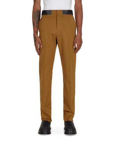 Slam Jam Diagonal Attica Pants In Brown