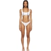 Hunza G White Cropped Xandra Bikini