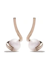 Tasaki 18kt Rose Gold Aurora Akoya Pearl Earrings In Pink