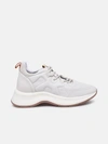 Hogan White Leather H585 Sneakers In White