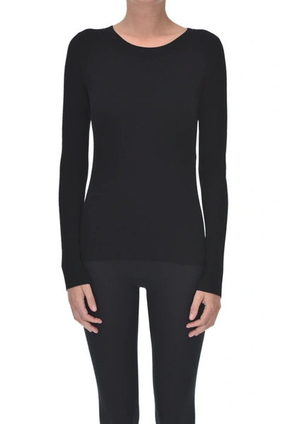 's Max Mara Verona Wool And Cashmere Pullover In Black