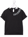 Brunello Cucinelli Cotton Jersey T-shirt With Inscription And Necklace In Grey