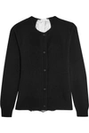 CLU Lace-paneled wool and cashmere-blend cardigan
