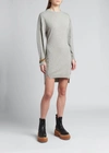 Stella Mccartney Forever Stella Knit Dress In 1502 Pale Grey