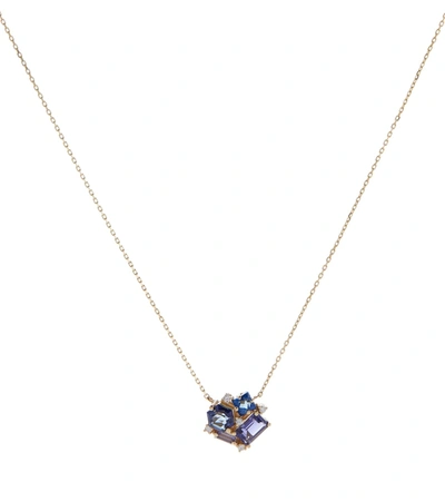 Suzanne Kalan Amalfi Collection Blossom 14kt Yellow Gold Necklace With Diamonds