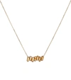 Suzanne Kalan 14kt Yellow Gold Necklace With Citrines In Gold