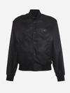 DOLCE & GABBANA TECHNICAL FABRIC JACKET WITH LOGO PATCH APPLICATION,G9VD2T FUMNQN0000