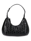 BY FAR BY FAR AMBER EMBOSSED TOTE BAG