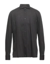 Giampaolo Shirts In Dark Brown