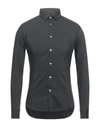 Grey Daniele Alessandrini Shirts In Steel Grey