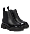 BURBERRY LEATHER ANKLE BOOTS,P00577562