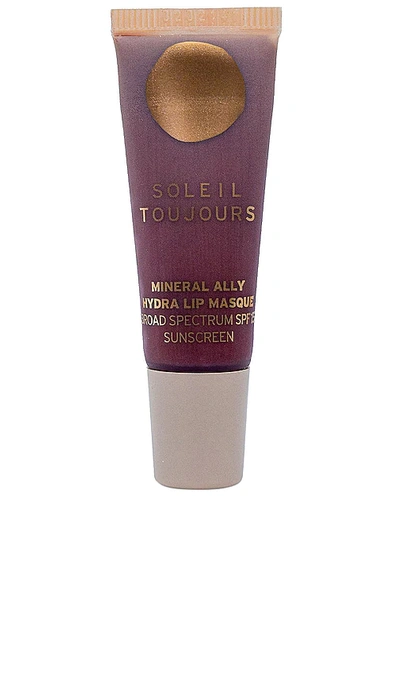 Soleil Toujours Mineral Ally Hydra Lip Masque Spf 15 In Purple