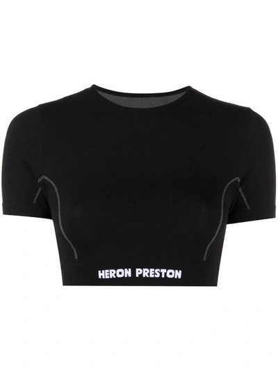 HERON PRESTON CROPPED PERFORMANCE T-SHIRT