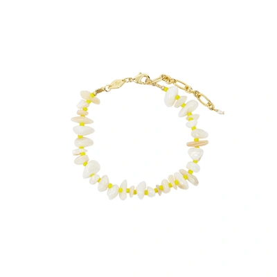 Anni Lu Wave Dancer 18kt Gold-plated Bracelet In Yellow