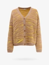 Stella Mccartney Women's Oversized Animal-patterned Wool-blend Cardigan In Beige