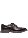 HOGAN LACE-UP LEATHER BROGUES