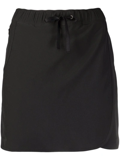 Patagonia Drawstring Straight-leg Skorts In Black