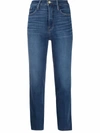 FRAME HIGH-RISE CROPPED JEANS