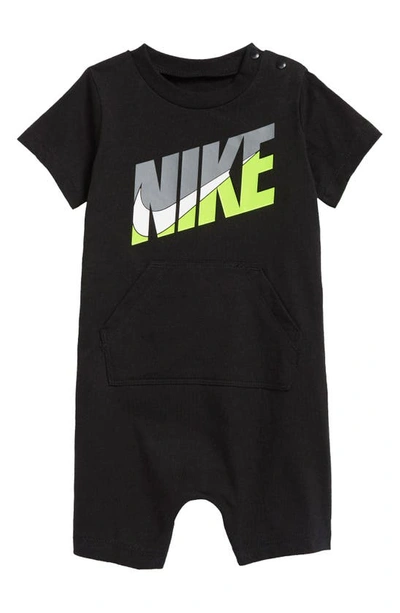 Nike Logo Graphic Romper In U89- Game Royal