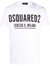 Dsquared2 Ceresio 9 Print Cotton Jersey T-shirt In White