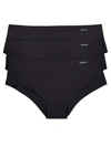 Dkny Litewear Anywhere Hipster 3-pack In Black