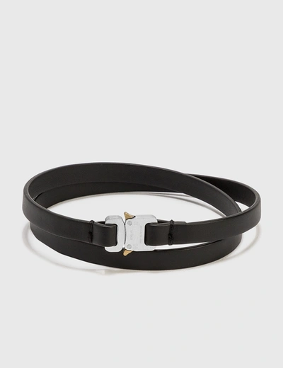 Alyx Engraved Buckle Fastening Choker In Black